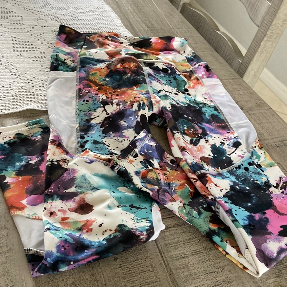 3 from 20!! BSP Womens Activewear Leggings Size L Pockets High Waist